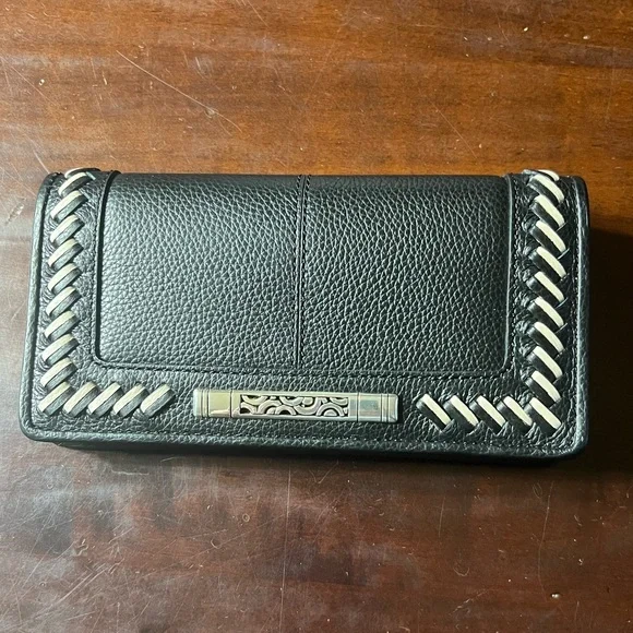 Brighton Bellaire Rockmore Wallet Black New